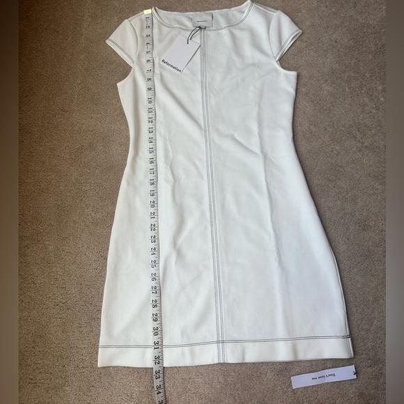 ✨NWT✨ Reformations Carsyn Knit Dress in white size M - Picture 8 of 11